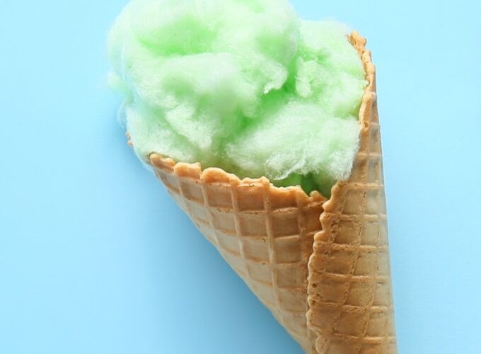 Key Lime Coconut Candy Floss