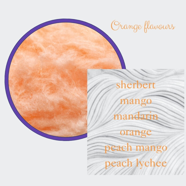 Orange Candy Floss