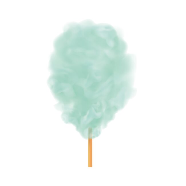 Green Candy Floss