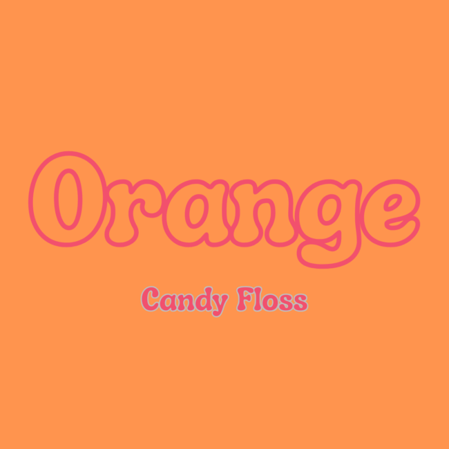 Orange Candy Floss
