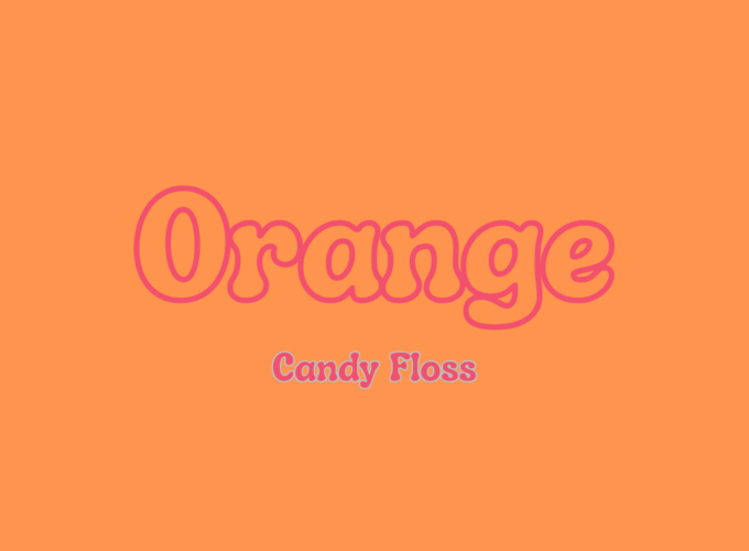 Orange Candy Floss