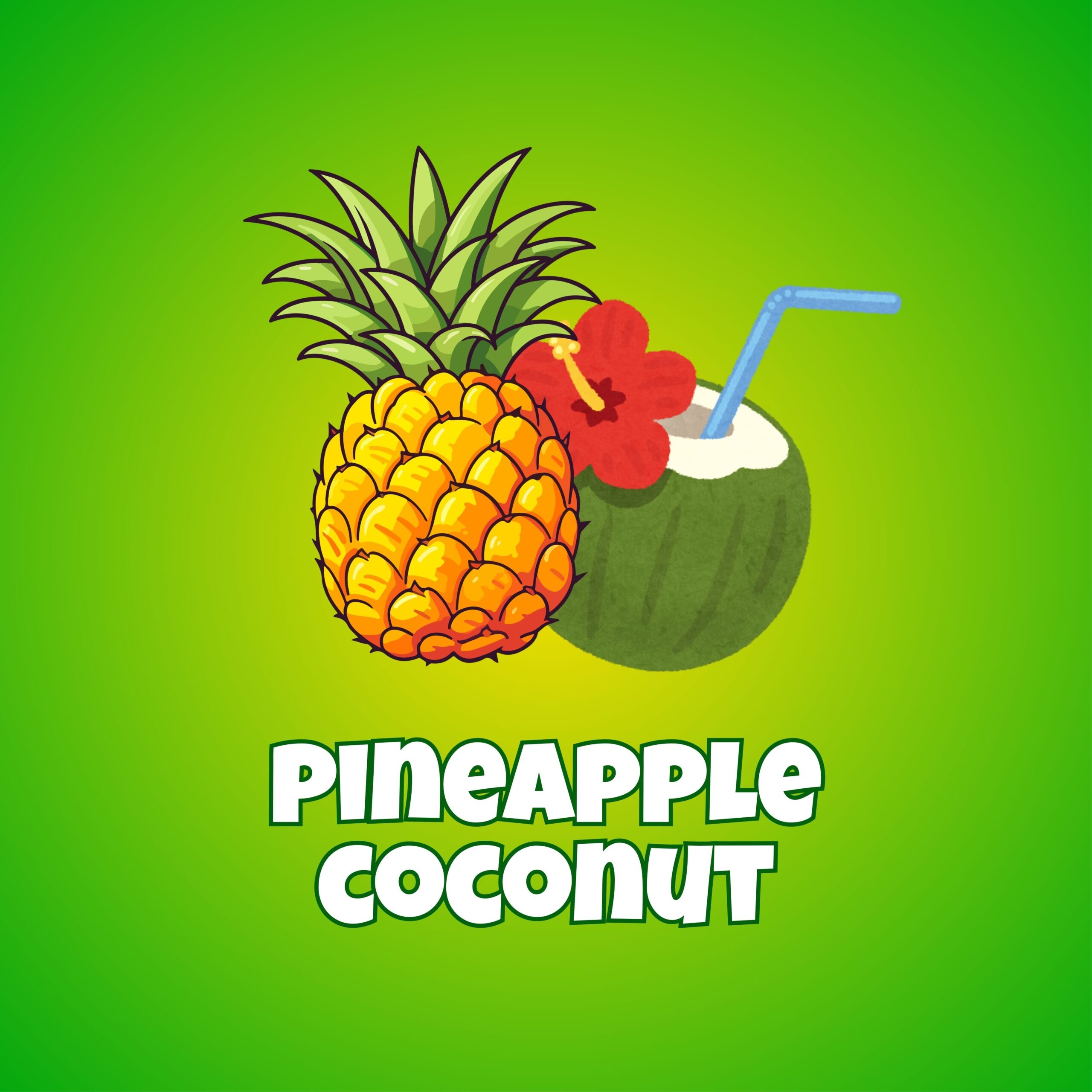 Sour Pineapple and Coconut Candy Floss by FON New Zealand