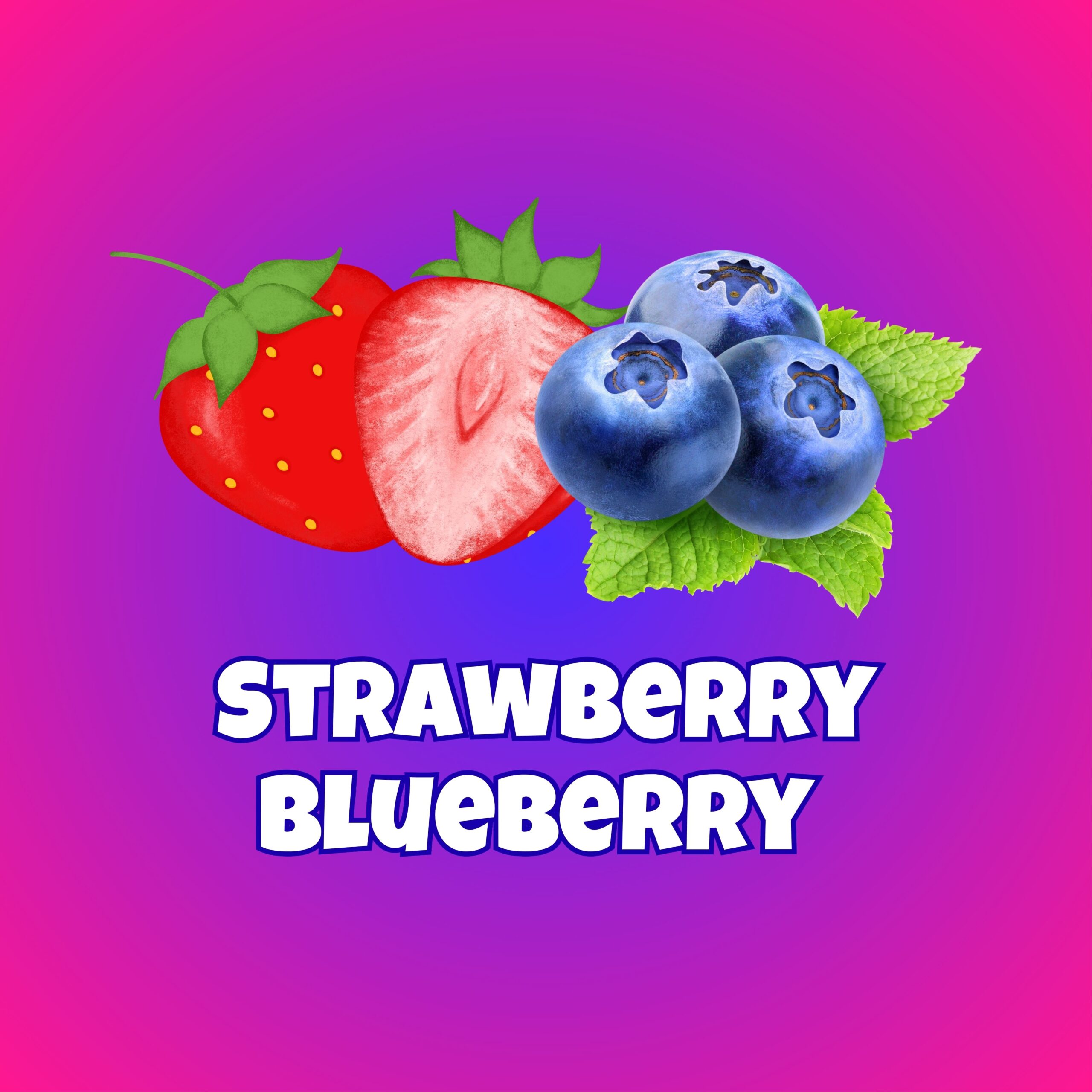 Strawberry and Blueberry Candy Floss by FON New Zealand