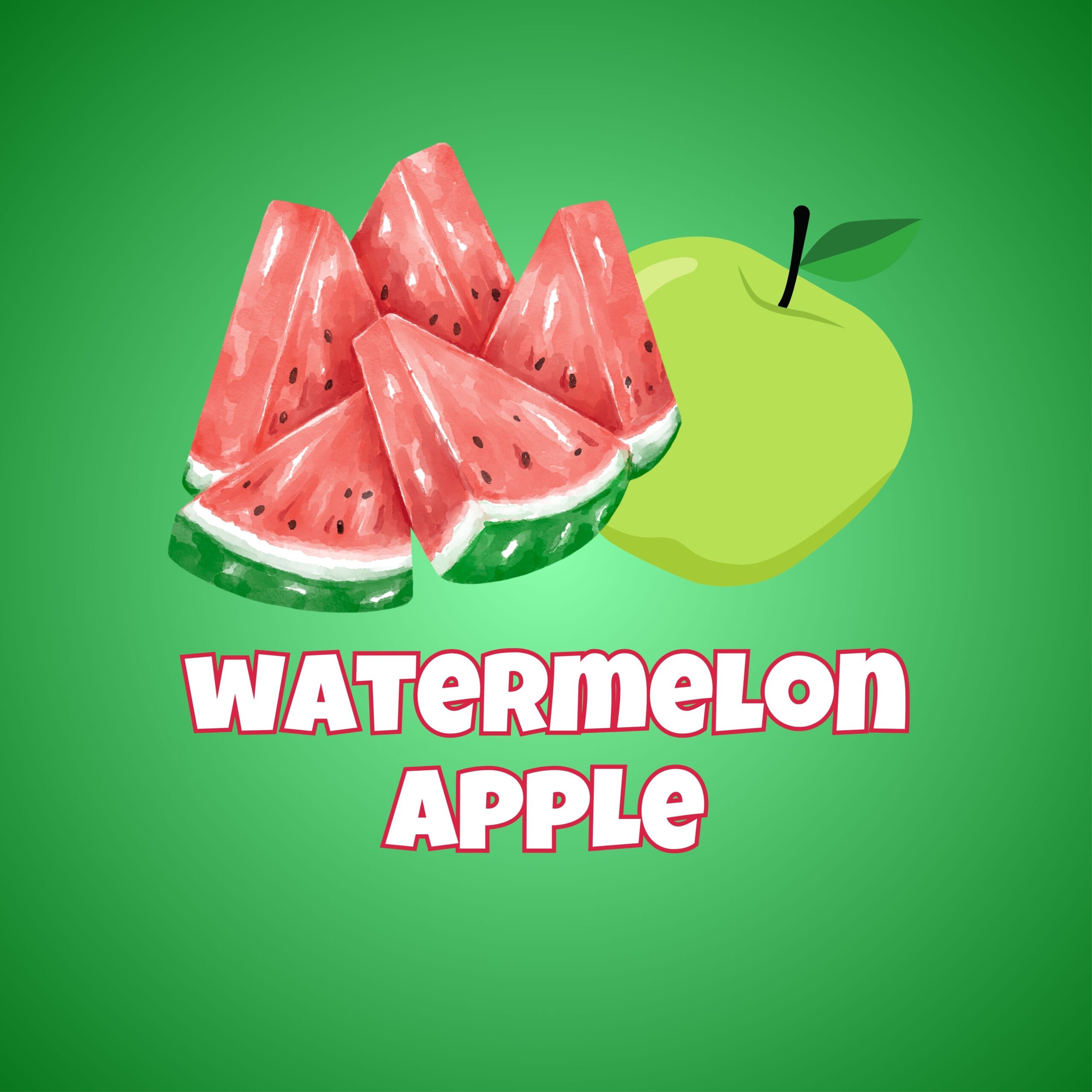 Watermelon and Green Apple Candy Floss by FON New Zealand