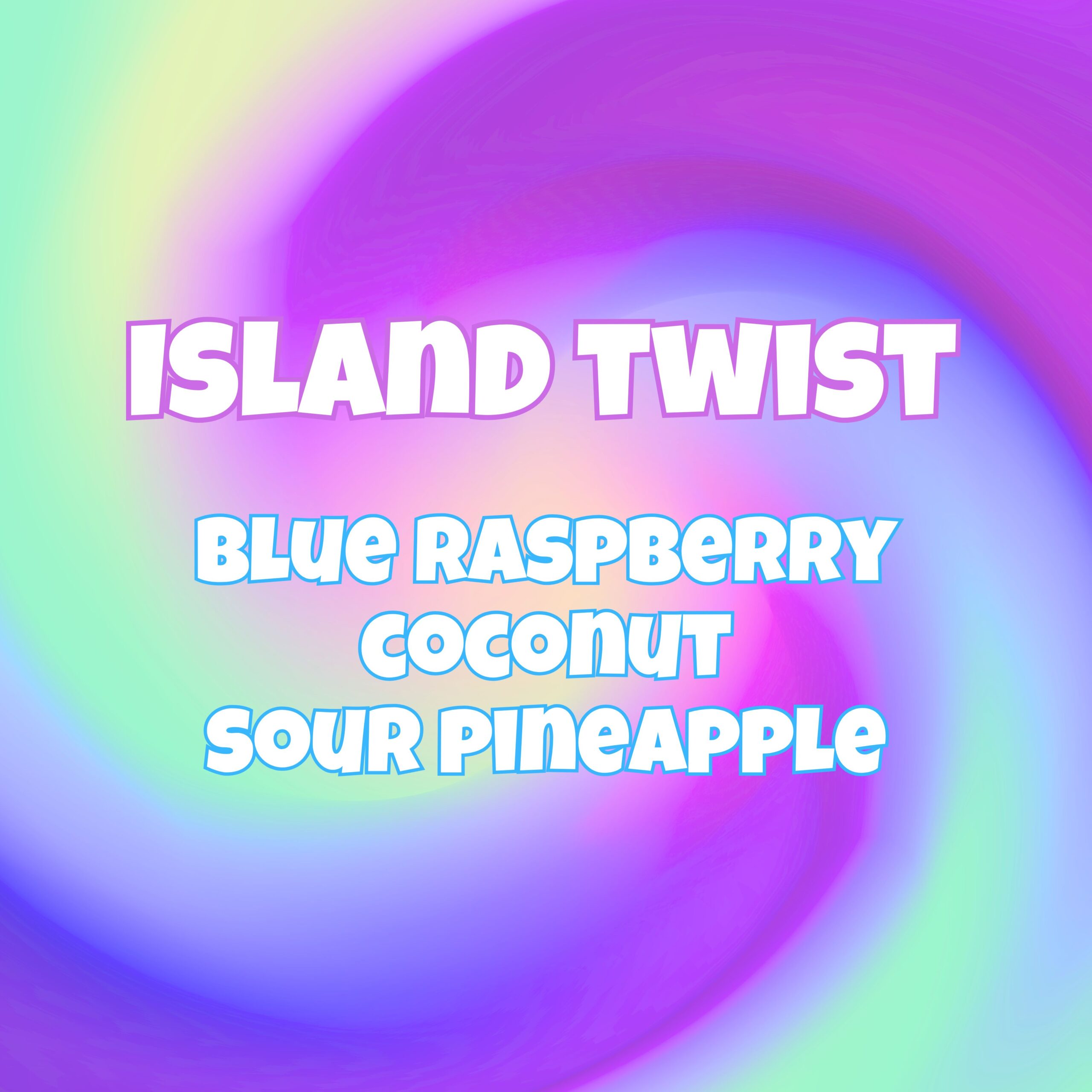 Island Twist Candy Floss by FON New Zealand