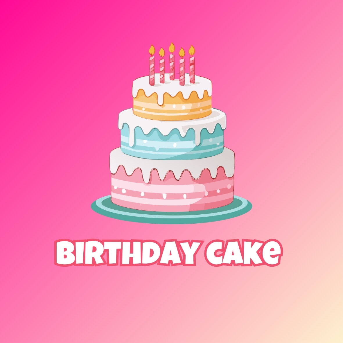Birthday Cake Candy Floss with vanilla cake flavour by FON New Zealand