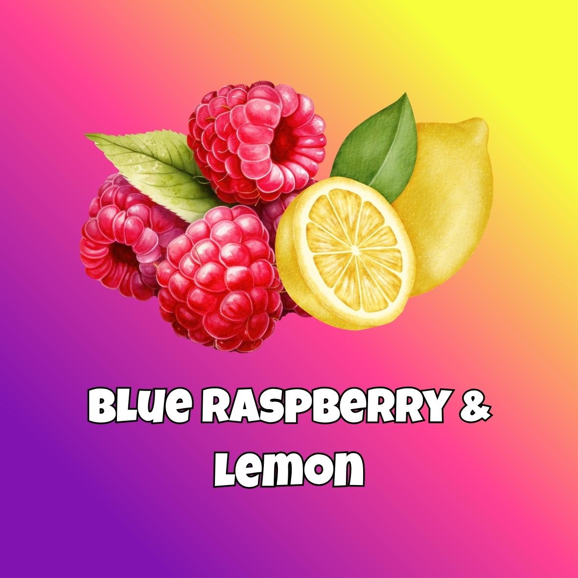 Blue Raspberry and Lemon Candy Floss by FON New Zealand