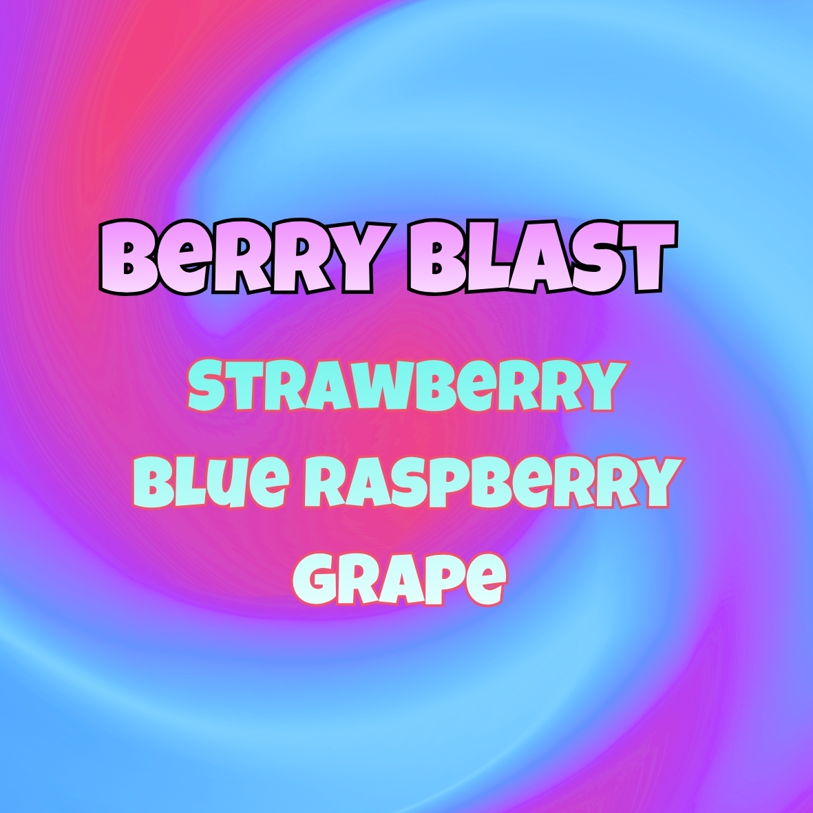 Berry Blast Strawberry Blue Raspberry and Grape Candy Floss by FON New Zealand