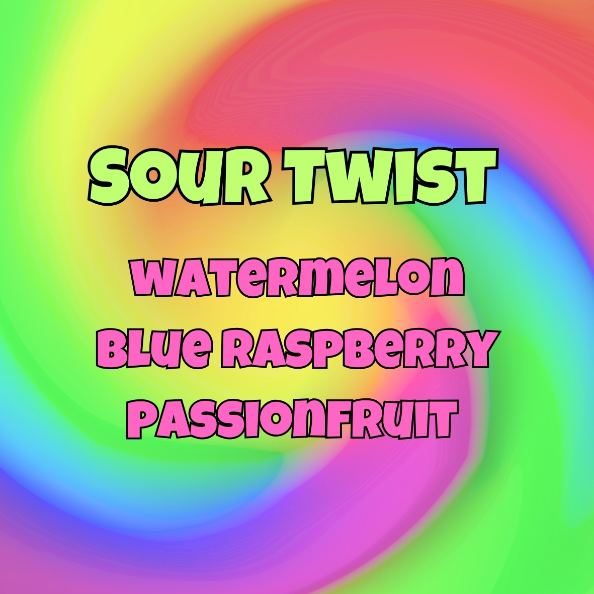 Sour Twist Candy Floss by FON New Zealand