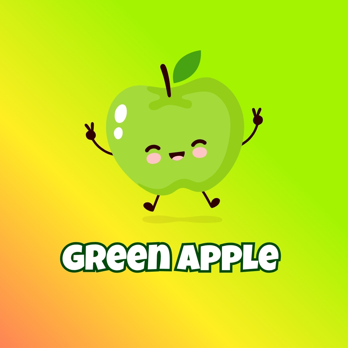 Sour Green Apple Candy Floss
