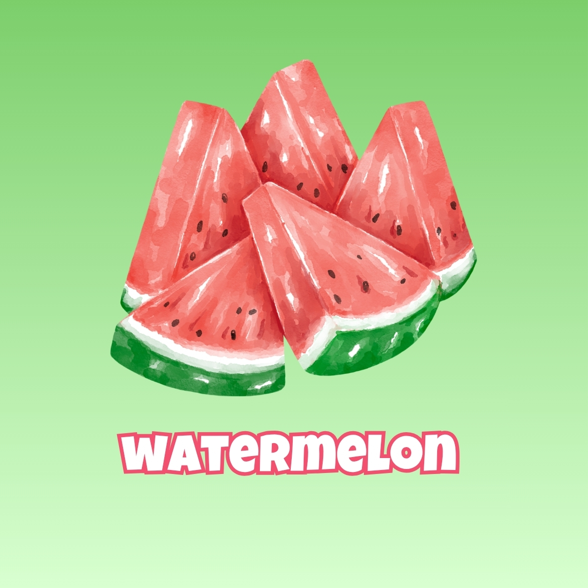 Sour Watermelon Candy Floss