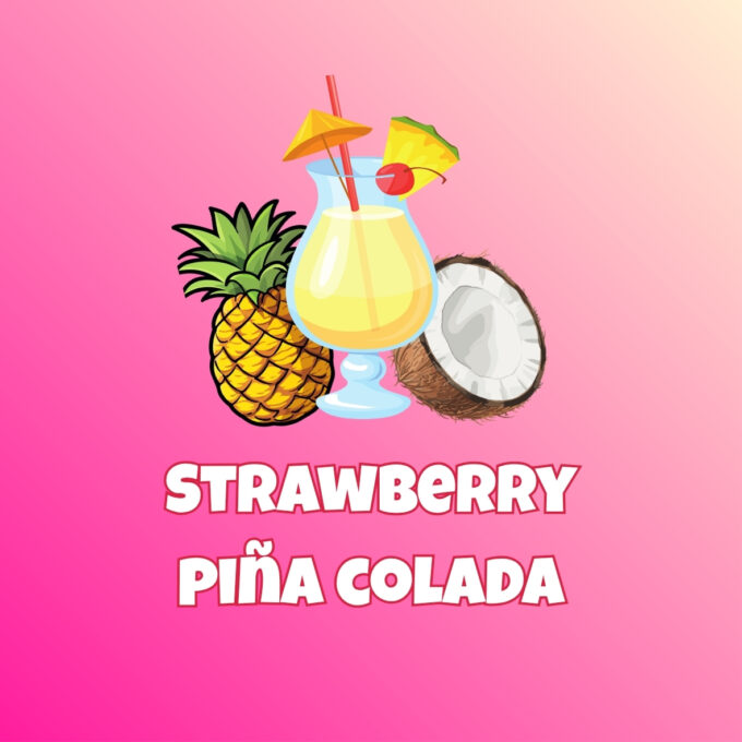 Strawberry Piña Colada Candy Floss